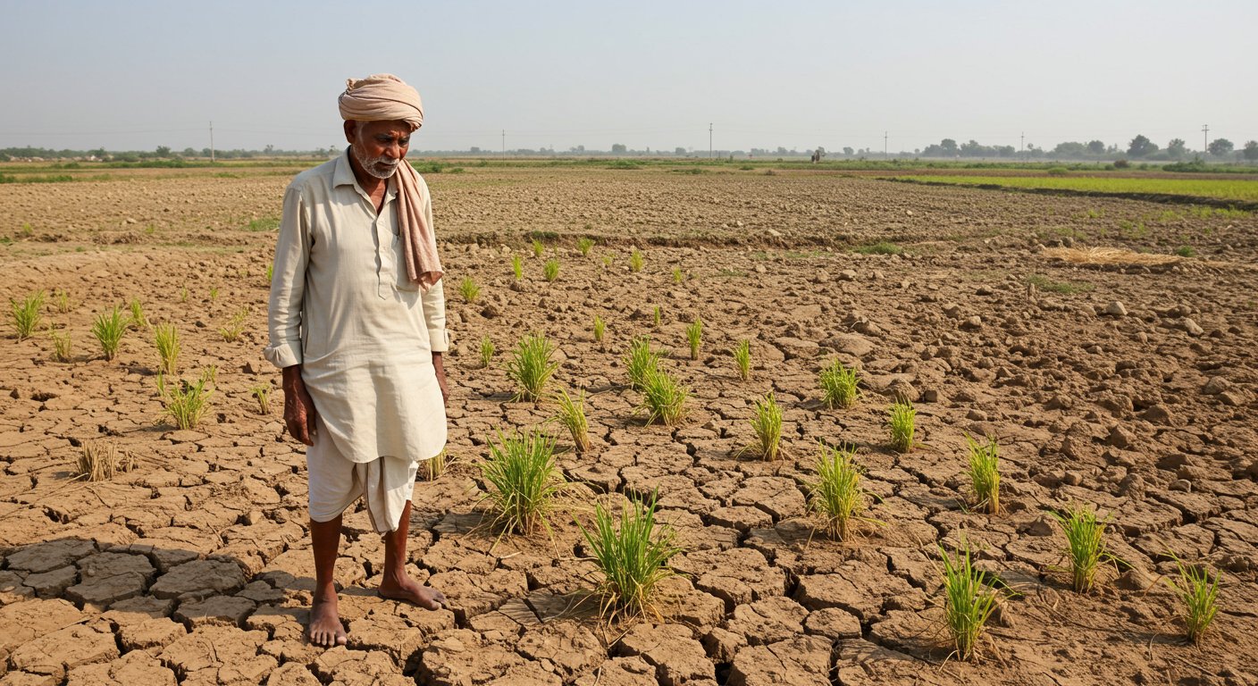 Heavy Rain in Delhi, But Drought in UP! No Monsoon For Next 5 Days, Farmers' Worries Mount