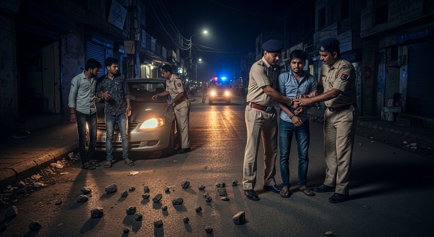 Moradabad Crime: Another Accused Arrested in Stone-Pelting-Firing Case; Drunk Car Drivers Also Caught
