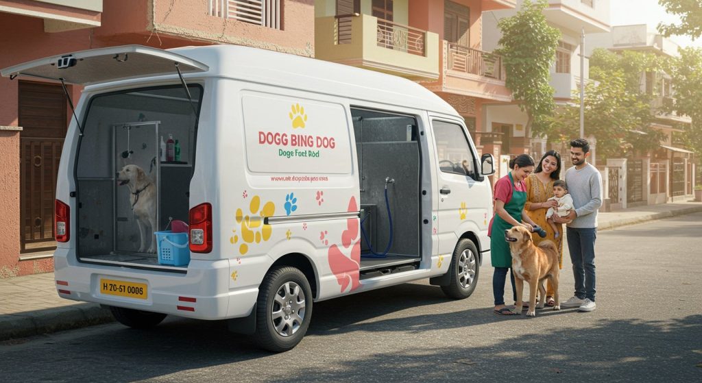 Moradabad Municipal Corporation's Unique Initiative: Dog Salon Van Service Launched for At-Home Pet Grooming