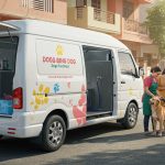 Moradabad Municipal Corporation's Unique Initiative: Dog Salon Van Service Launched for At-Home Pet Grooming