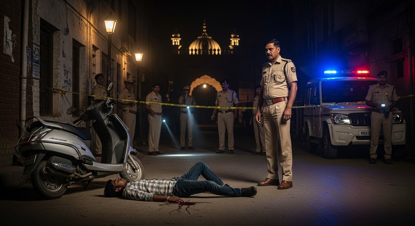 Muradabad: Youth on scooty shot near Karbala; SSP reached spot; Old enmity suspected