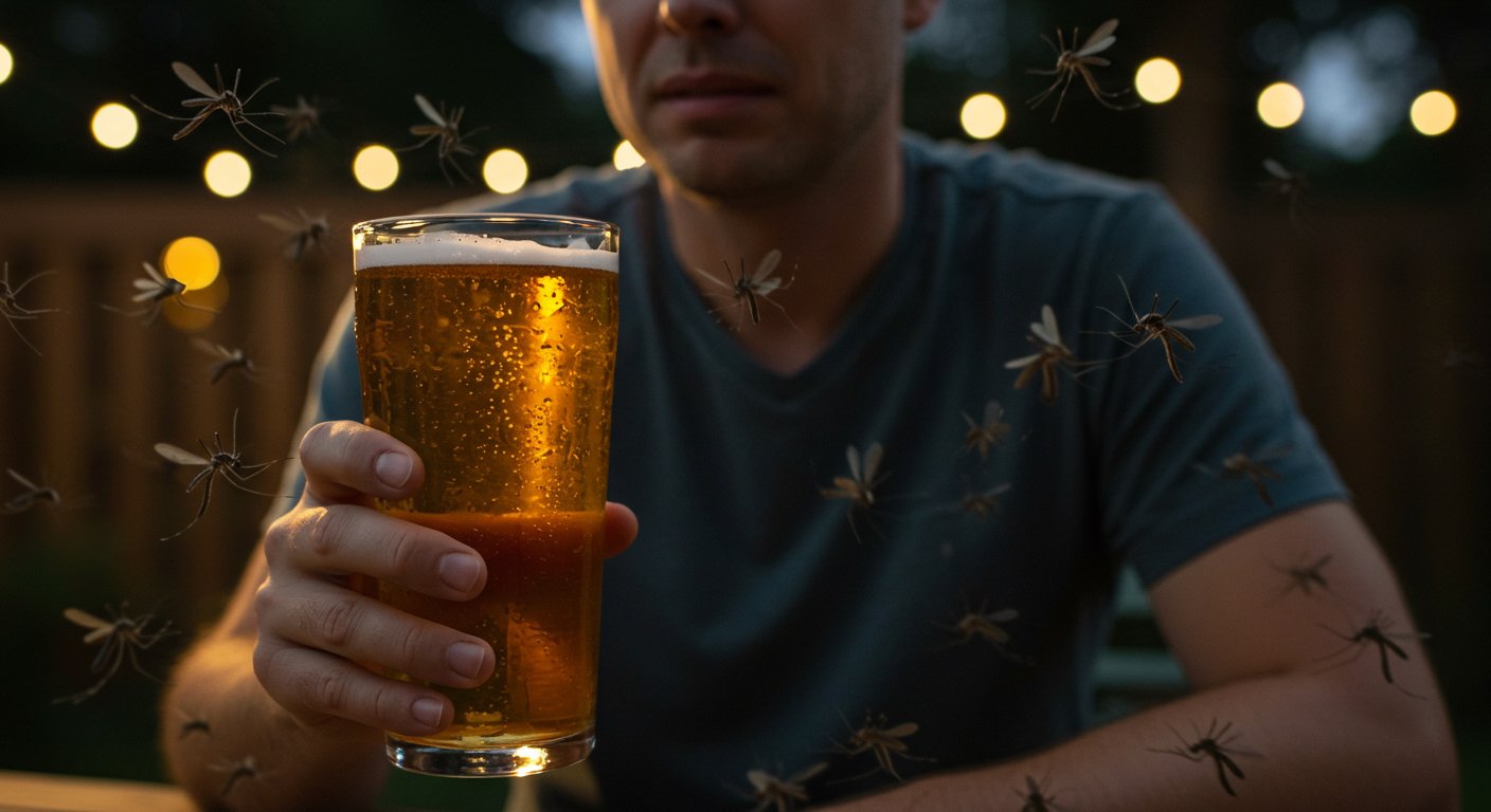 Mosquitoes bite beer drinkers more, scientists discover in research.