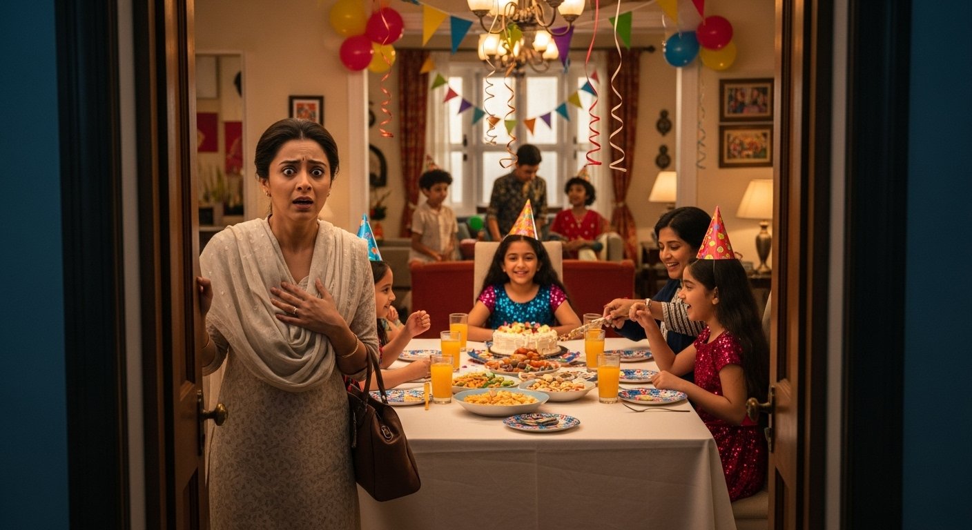 Mother Left Daughter Alone at Birthday Party, Returned to a Shocking Truth!