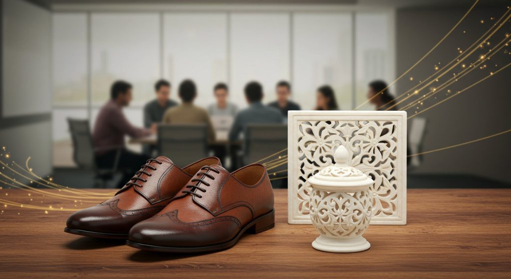 Agra's leather shoes and marble carving to become a global identity: Deliberations begin in 'MSME for Bharat'.