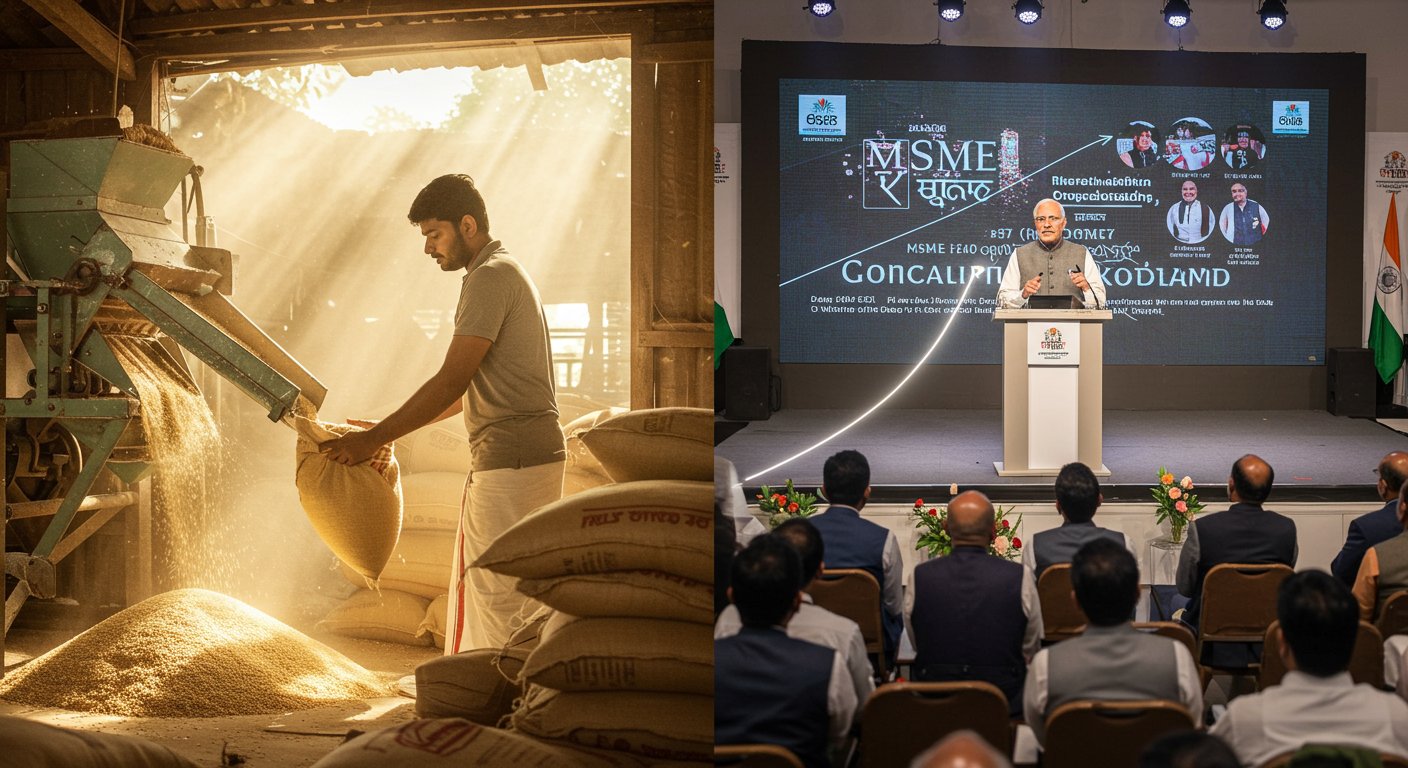 Uttar Pradesh Industry Minister Nandi's Inspirational Statement: 'I first opened a rice mill, today I am the Industry Minister' - This story resonated at MSME Manthan.