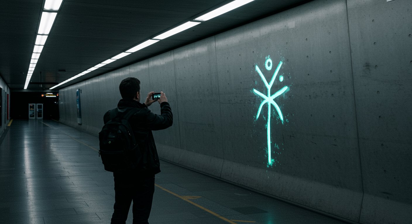 Mysterious Mark Spotted at Metro Station, Photo Goes Viral on Social Media!