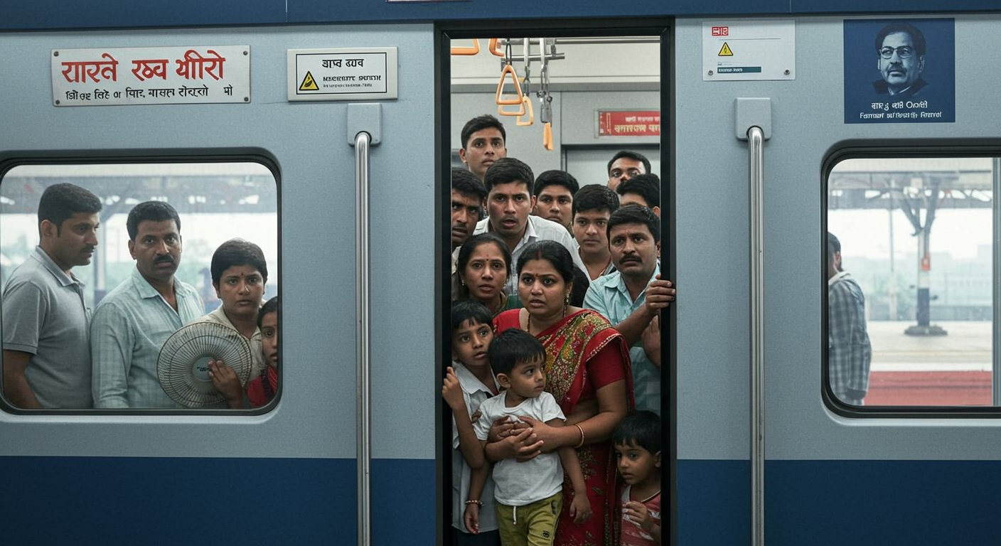 नमो भारत ट्रेन का मेरठ में गेट जाम: आधे घंटे तक फंसे यात्रियों की अटकी सांसें, फिर खुला दरवाजा