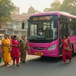UP: Big Navratri Gift for Women! 'Pink Buses' to Run on Agra's MG Road from Today, Ensuring Safer Travel