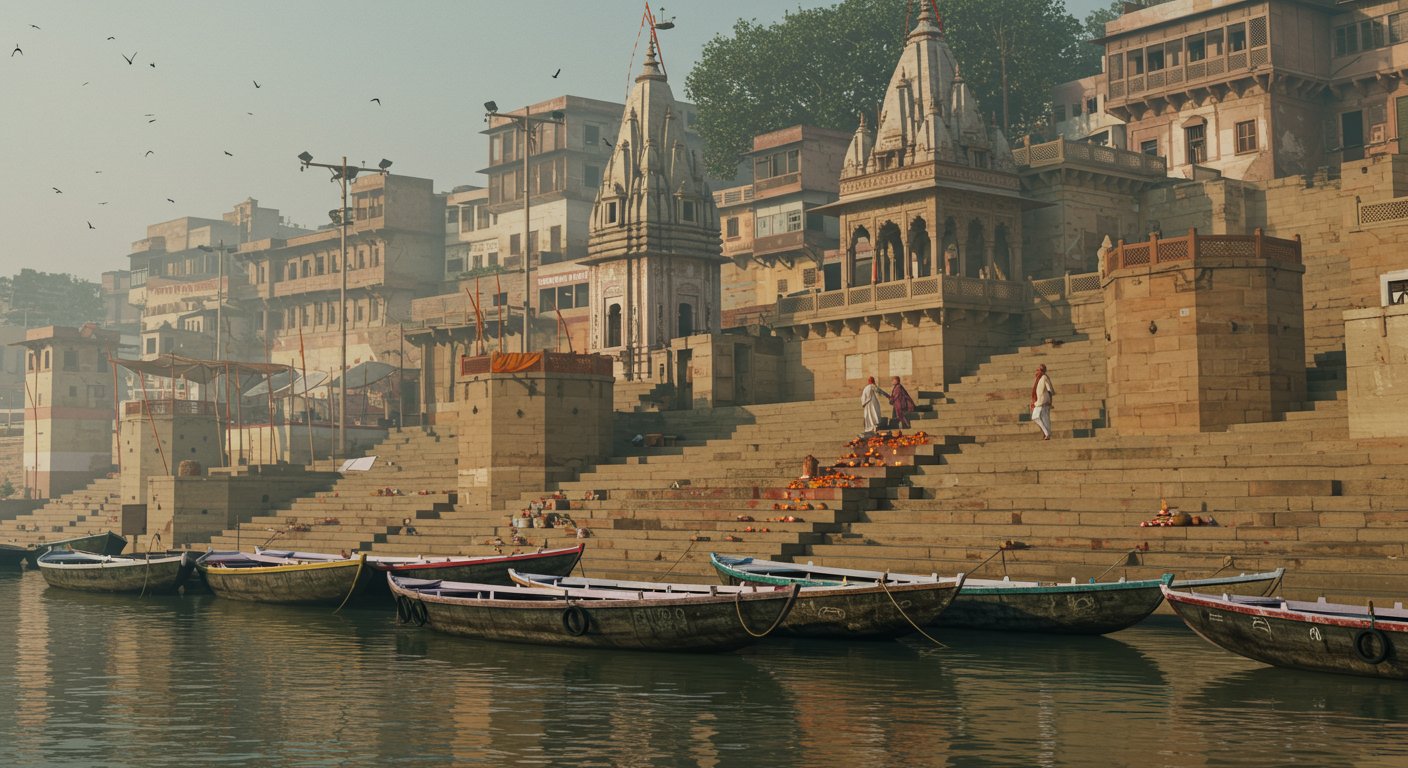 Profound Impact of Nepal Violence: Kashi's Ghats and Temples Lie Empty During Pitru Paksha, Awaiting Nepali Hindus