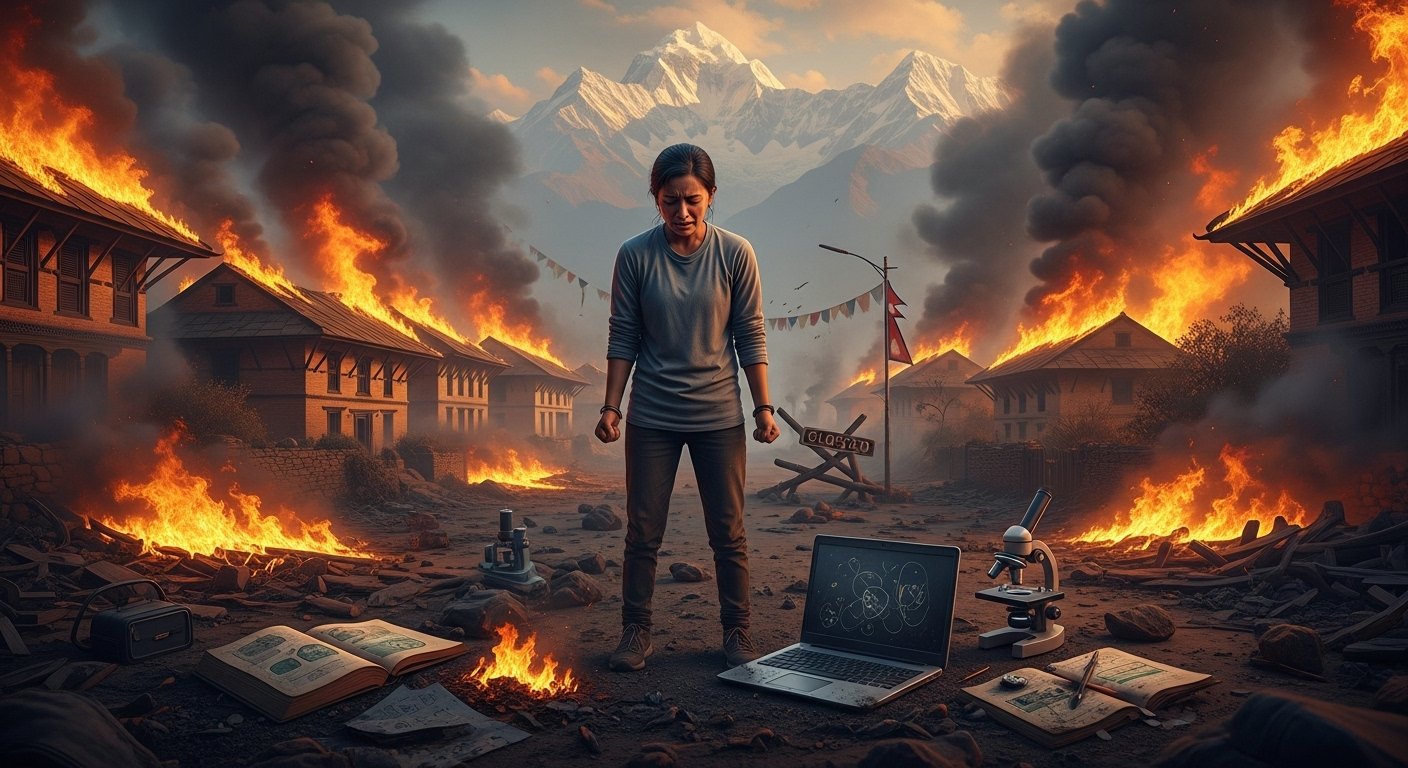Nepal Violence Unleashes Havoc: Researchers Say "A Ball of Fire All Around," Research Work Halted Due to Border Closures