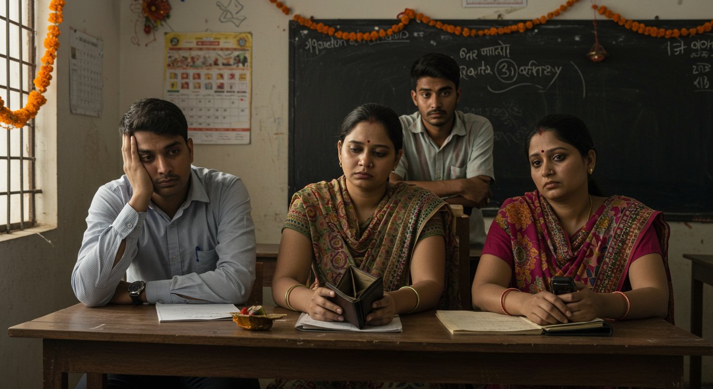 यूपी के नवनियुक्त शिक्षकों का छलका दर्द: चार महीने से नहीं मिली सैलरी, बोले- सारे त्योहार हो जाएंगे फीके