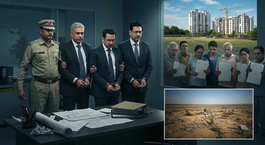 Operation Mahakal: Major Blow – BACL Real Estate MD and Three Others Arrested on Charges of Crores of Plot Fraud; Victims Narrate Their Pain