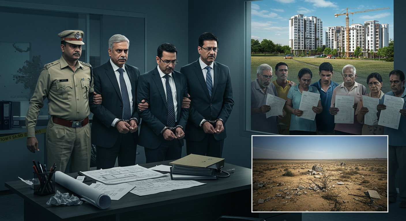 Operation Mahakal: Major Blow – BACL Real Estate MD and Three Others Arrested on Charges of Crores of Plot Fraud; Victims Narrate Their Pain