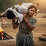 Orai Daughter's Courage: Carries Father's Body on Shoulder, Performs Last Rites Herself; Murder Suspicion Keeps Family Away