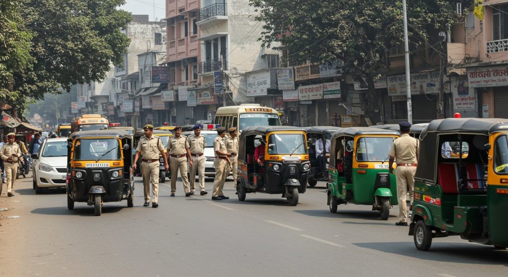Ineffective ban on MG Road: E-rickshaws and autos continue arbitrary operations, 25 seized