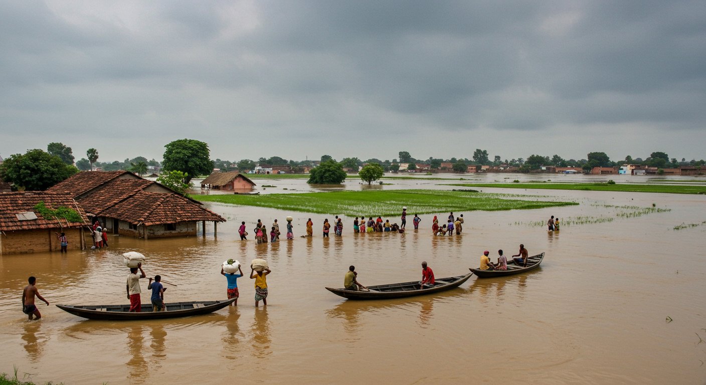 Yamuna's Fury: 2000 Bigha Crops Submerged, Flood Havoc in Villages, Homes Being Evacuated