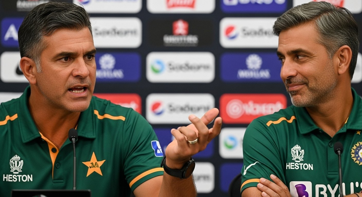 Pakistani coach Hesson called Mohammad Nawaz the world's No. 1 spinner; Indian coach took a dig: 'Rank your own player as you please.'