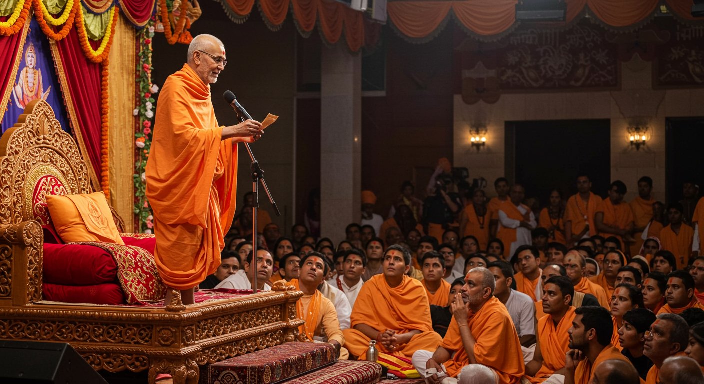 Saint Rudreshwar Adopts Dhirendra Shastri's Style: To Make Revelations Using Names, Addresses, Aadhaar, Vehicle Numbers During Kurukshetra Katha; Says 'Began After Allegations'