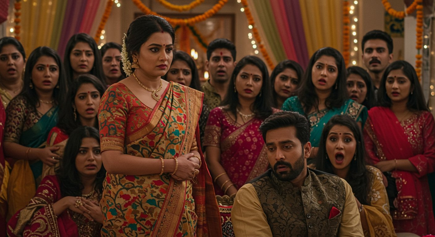 Festive atmosphere at in-laws' house, wife 'gifts' husband divorce in a public gathering! Find out what happened next...