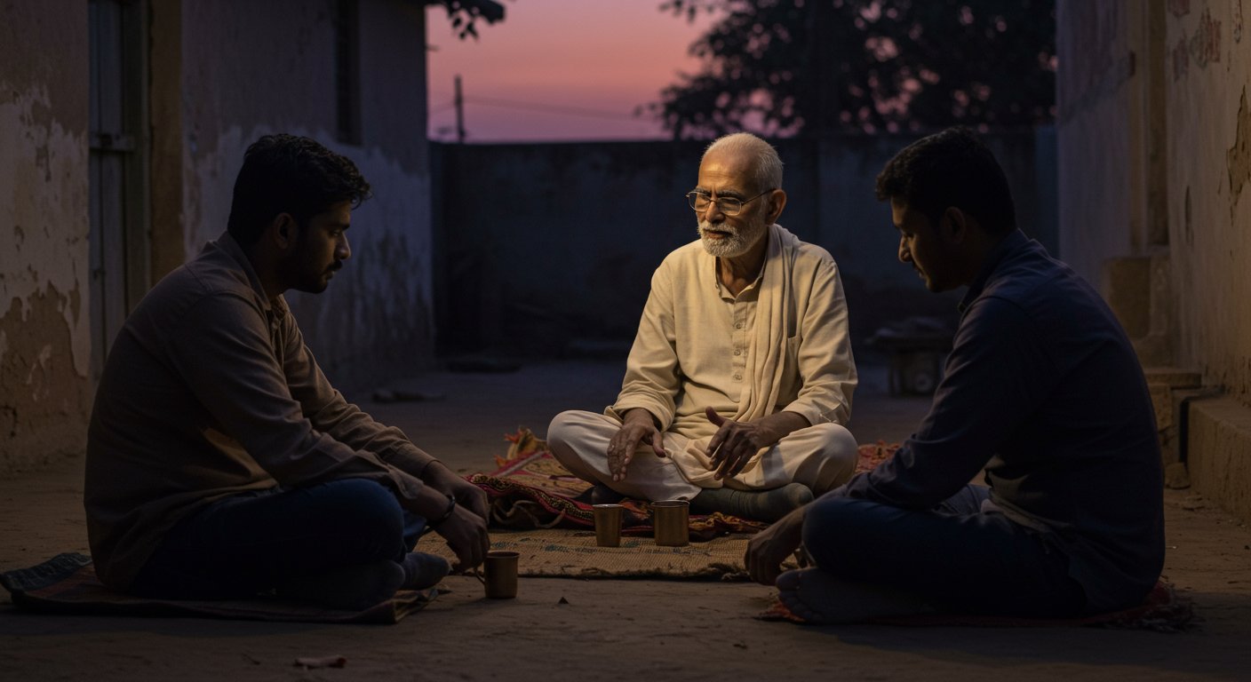 Guruji's lesson transformed the thinking of two drinkers; a former student's story worked wonders.