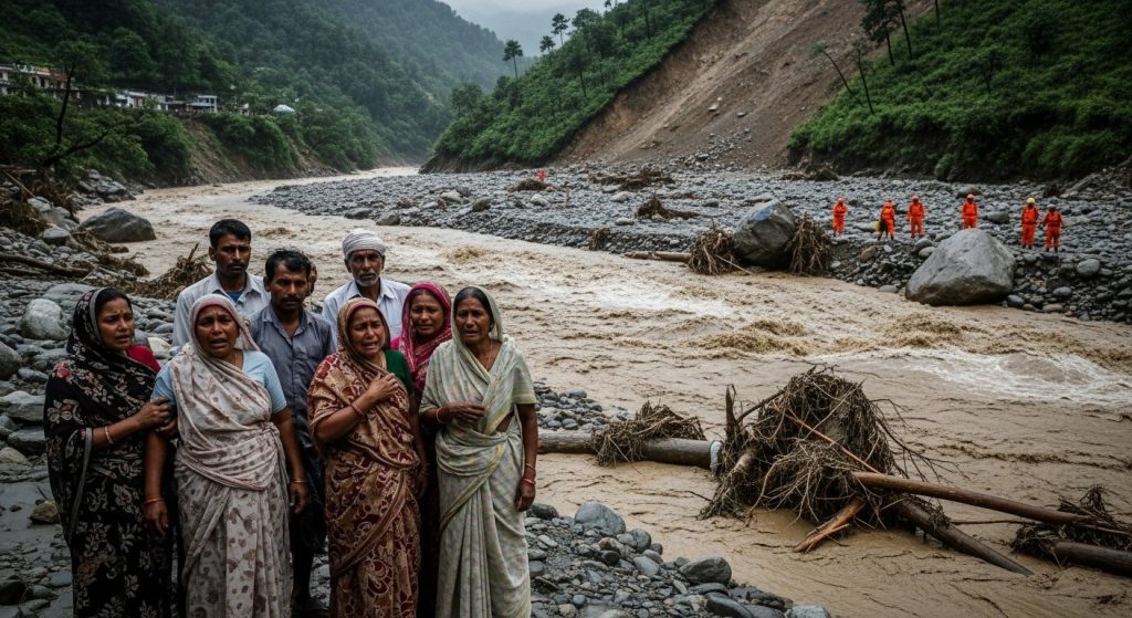 Dehradun: Nature's Fury as Cloudburst Leaves 10 Moradabad Residents Missing, One Body Recovered; Families' Hopes Shattered