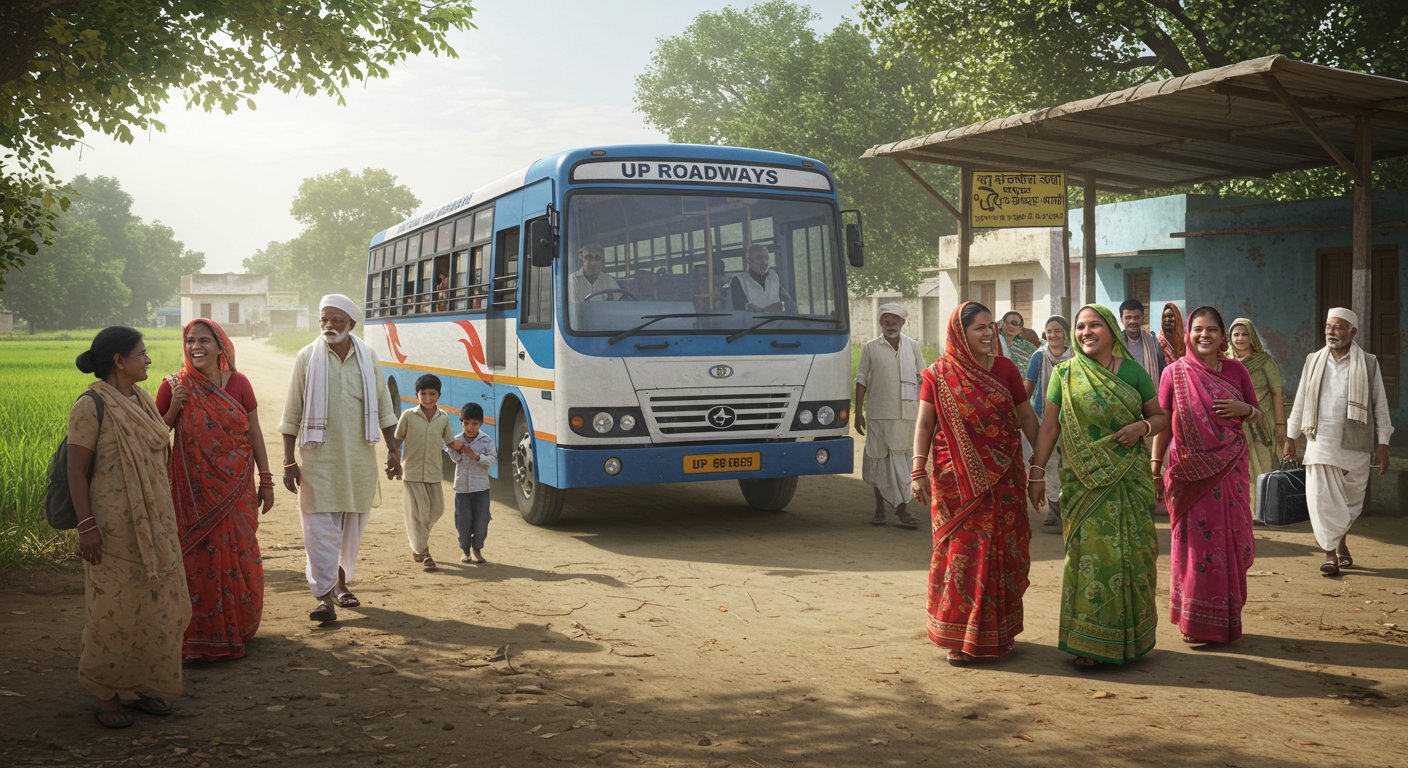 CM Yogi's Big Gift to Rural Public: 20% Fare Cut in UP Roadways Buses