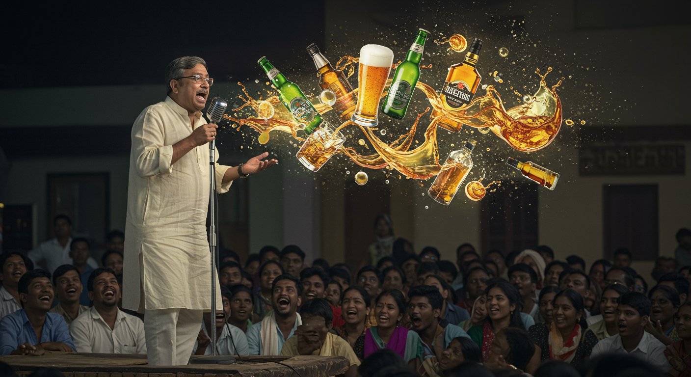 Viral Video: Man Surprises By Listing Beer And Whiskey Names In Speech, Takes Internet By Storm!