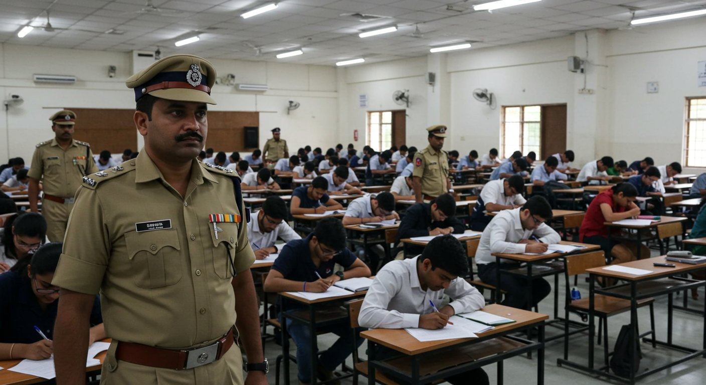 PET 2025: Foolproof Security to Prevent Cheating, Strict Police Guard at 51 Centers, Close Watch on Solver Gangs!
