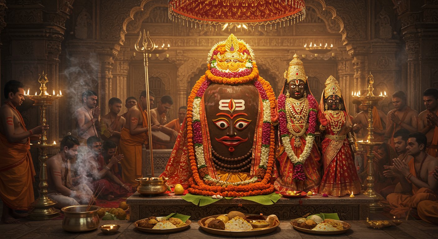 Magnificent Embellishment at Kashi's Lat Bhairav Temple; Baba and Bhairavi Tasted Khichdi, Thronging Devotees Received Mahaprasad