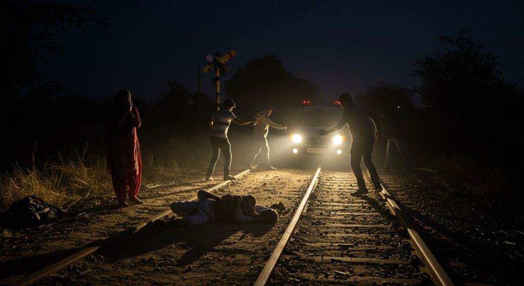 Gruesome Crime in Pilibhit: Couple Robbed at Railway Crossing, Husband Brutally Beaten for Resisting