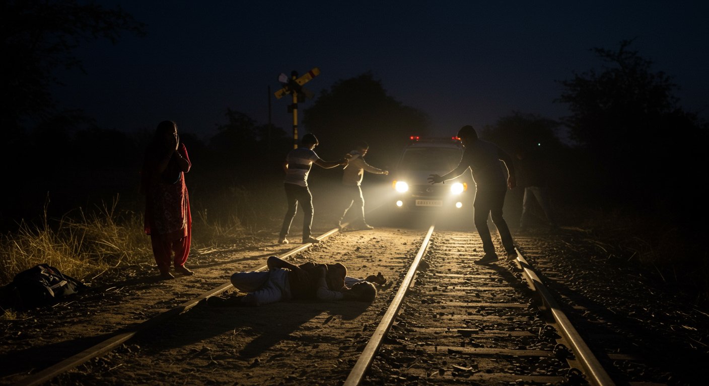 Gruesome Crime in Pilibhit: Couple Robbed at Railway Crossing, Husband Brutally Beaten for Resisting