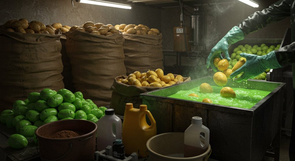 Tampering with Health: Old Potatoes Made New with Toxic Chemicals; Goods Worth ₹8 Lakh Seized; Campaign to Be Launched in Every District!