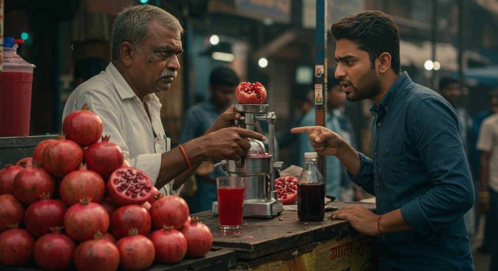Deadly Juice Black Market: Shopkeeper Mixed Dangerous Chemical in Pomegranate Juice, Threatened Customer for Protesting
