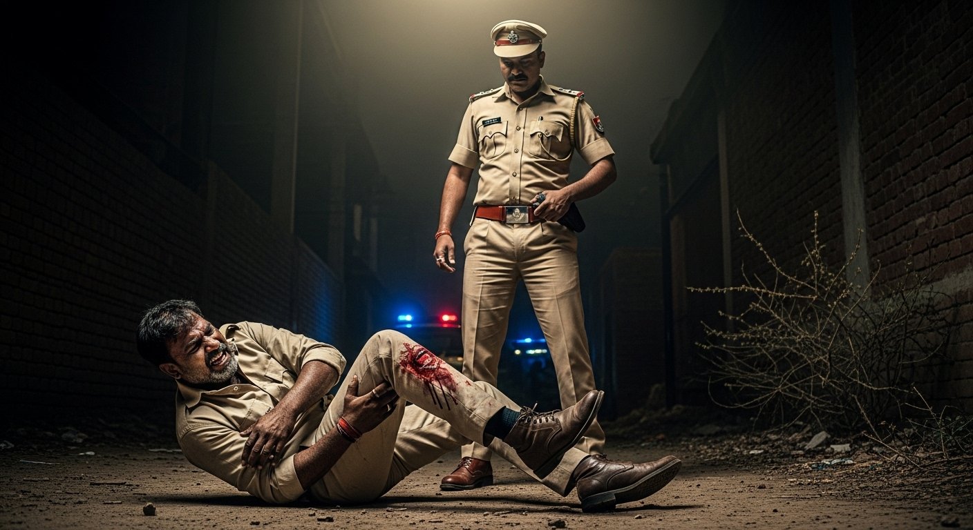फिरोजाबाद में खाकी का कमाल: टॉप टेन बदमाश मुखिया पुलिस मुठभेड़ में घायल