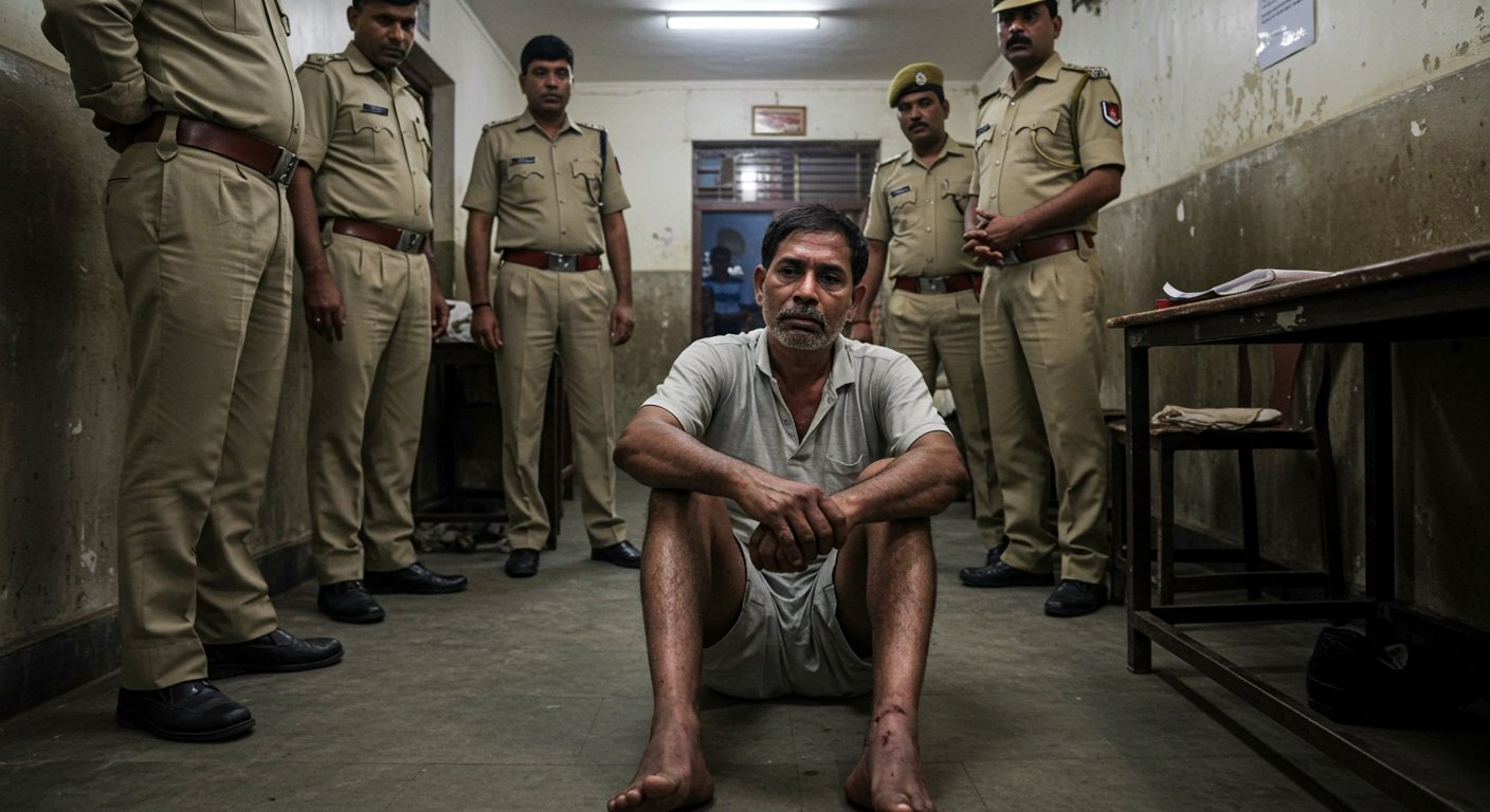 यूपी पुलिस की बर्बरता: चोरी के आरोपी के घुटने सुजाए, वायरल वीडियो के बाद 3 पुलिसकर्मियों पर केस दर्ज
