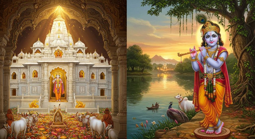 Lord Ram enthroned in Ayodhya, now Lord Krishna's turn in Mathura! CM Mohan Yadav's major statement in Vrindavan.