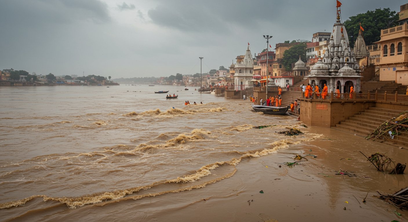 Water released from Hathni Kund, flood threat again deepened over Prayagraj!
