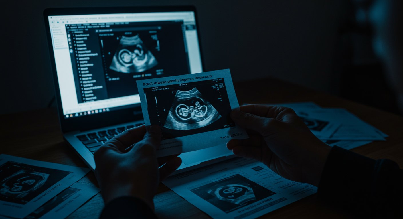 Shocking Revelation: Fake Ultrasound Reports Being Sold Online, Massive Pregnancy Fraud Underway!