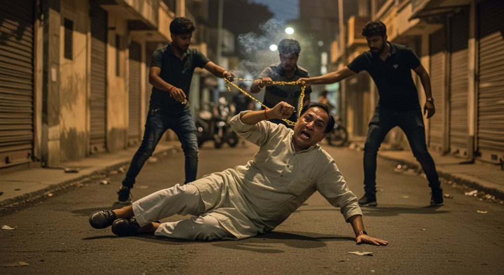 Shocking Crime in Ballia: Principal Murdered for Resisting Gold Chain Snatching