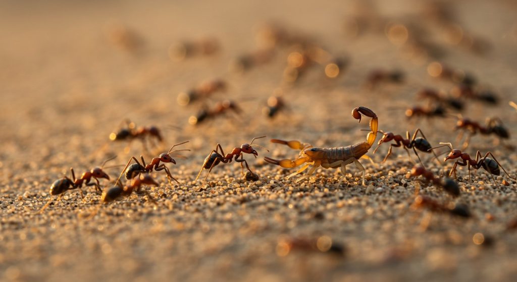 Scorpion's Unique Play in Ant Race! How a Tiny Scorpion Stunned Everyone; Watch the Full Story