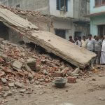 Mourning in Raebareli: Concrete slab of under-construction house collapses, three laborers including a mason tragically killed, panic in the area