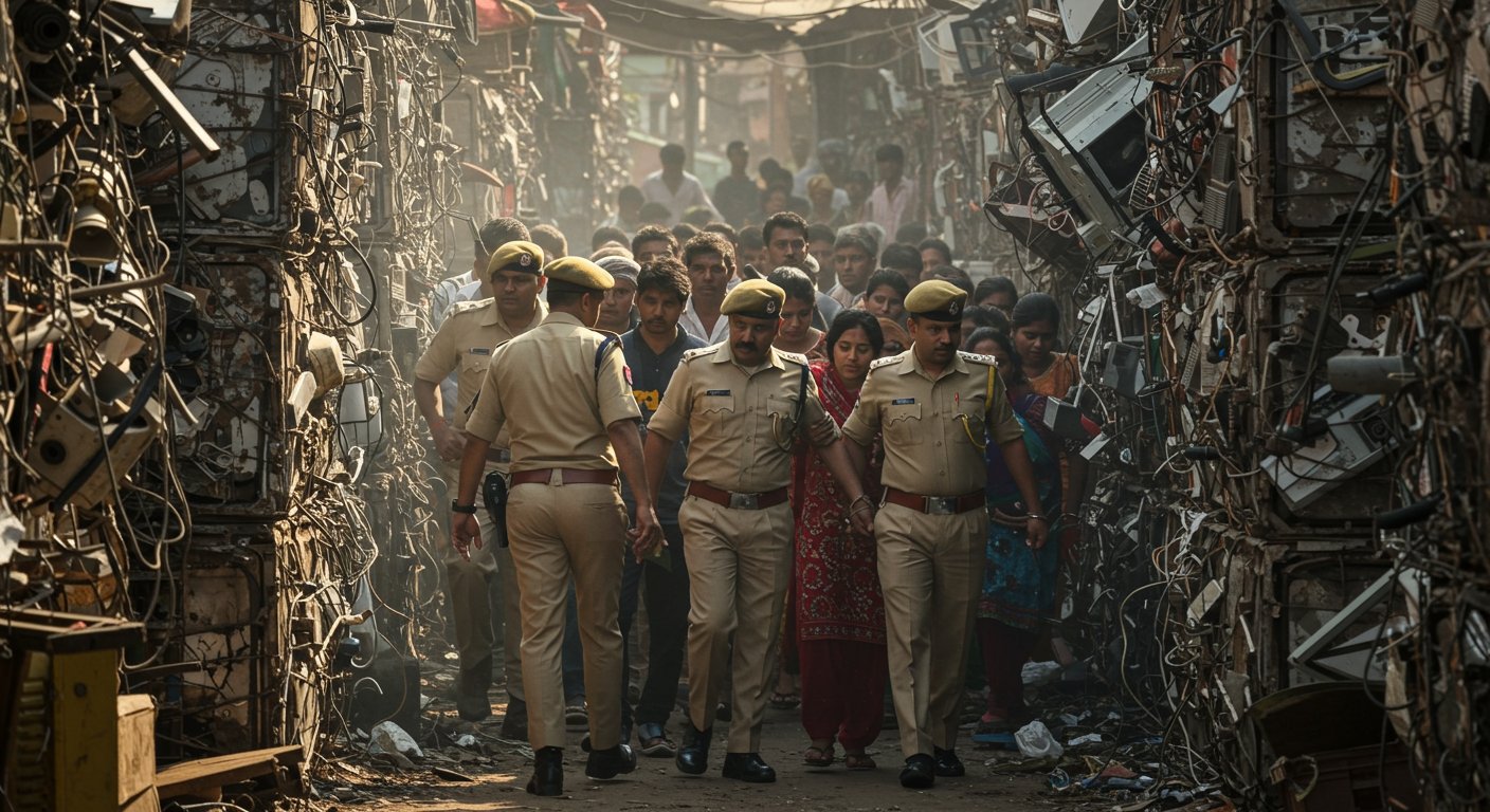 Major Flesh Trade Racket Exposed in Scrap Market: 17 Girls Rescued, 9 Accused Jailed, Causing Uproar