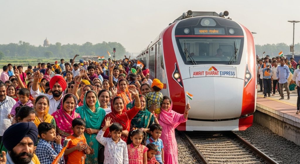 Saharsa-Amritsar Amrit Bharat Express to run before Dussehra, a major gift for Punjab-Bihar.
