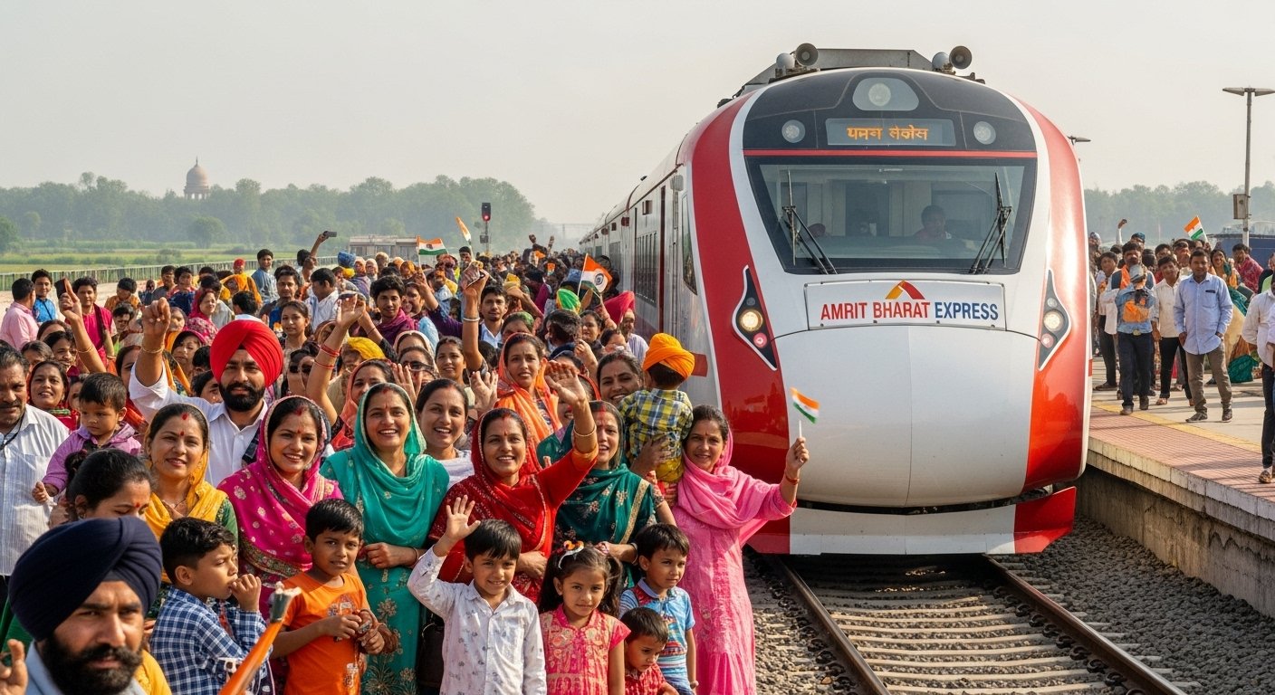 Saharsa-Amritsar Amrit Bharat Express to run before Dussehra, a major gift for Punjab-Bihar.