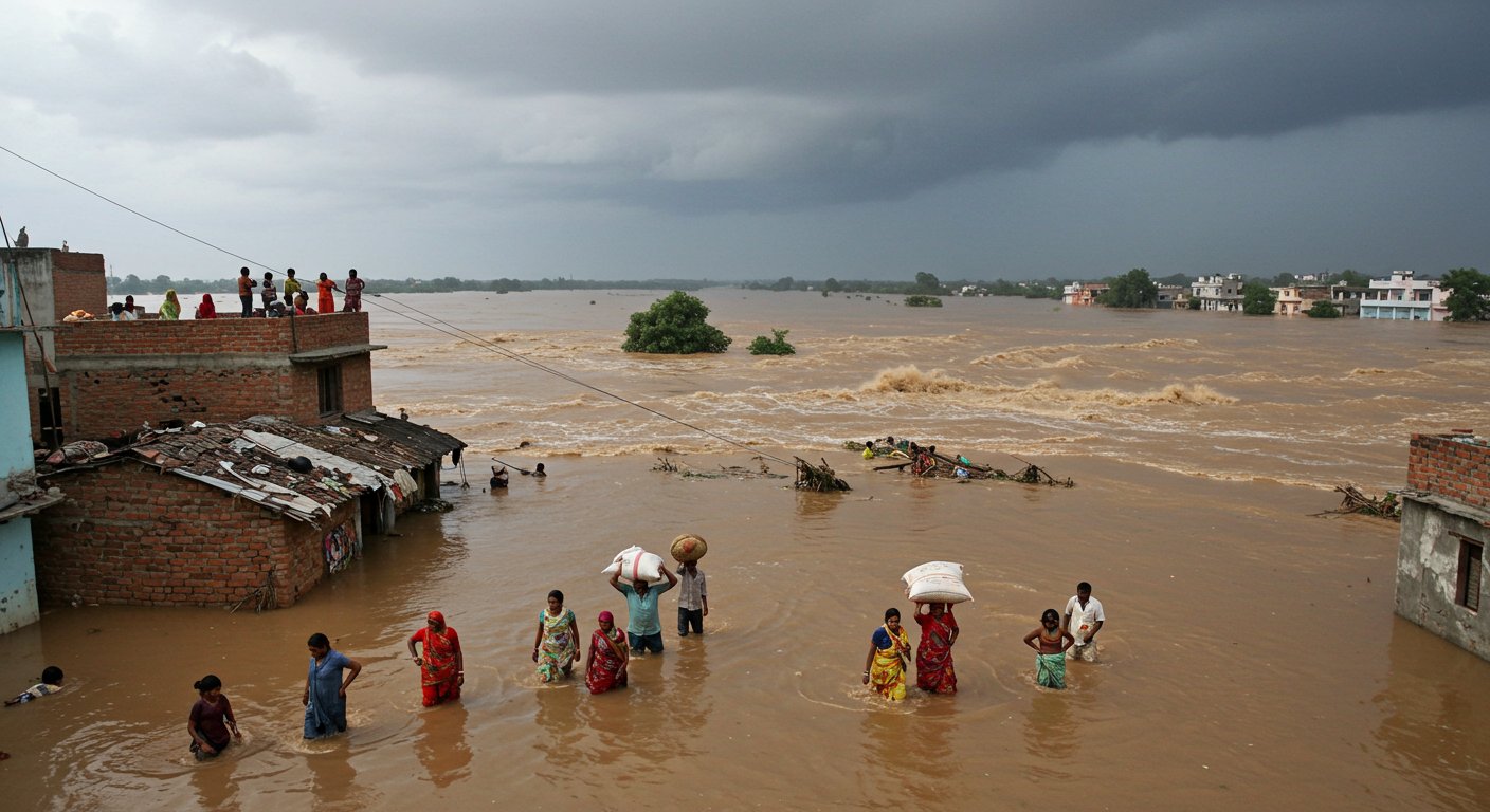 Heavy Rains Wreak Havoc in 6 Districts Including Gurugram: 3 Rivers in Spate, Flood-like Situation in 2 Districts; 11 Dead, Alert Issued