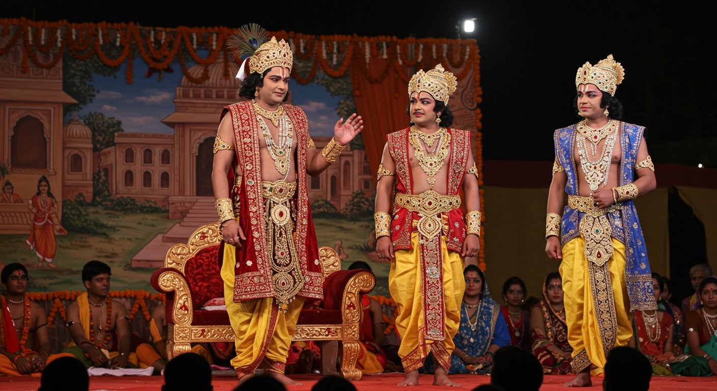 ओसीएफ की रामलीला में सद्भाव की अद्भुत मिसाल: मुस्लिम सुहेल बने जनक-विश्वामित्र, ईसाई पैट्रिक दास दशरथ