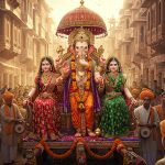 Flood of Devotion at Agra's Ramlila: Lord Ganesha Tours City with Riddhi-Siddhi; Ravana's Proclamation Procession Today!