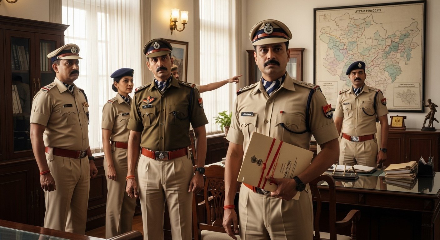 Major Action in UP Police: 10 In-charge Inspectors Transferred, See Full List Here!