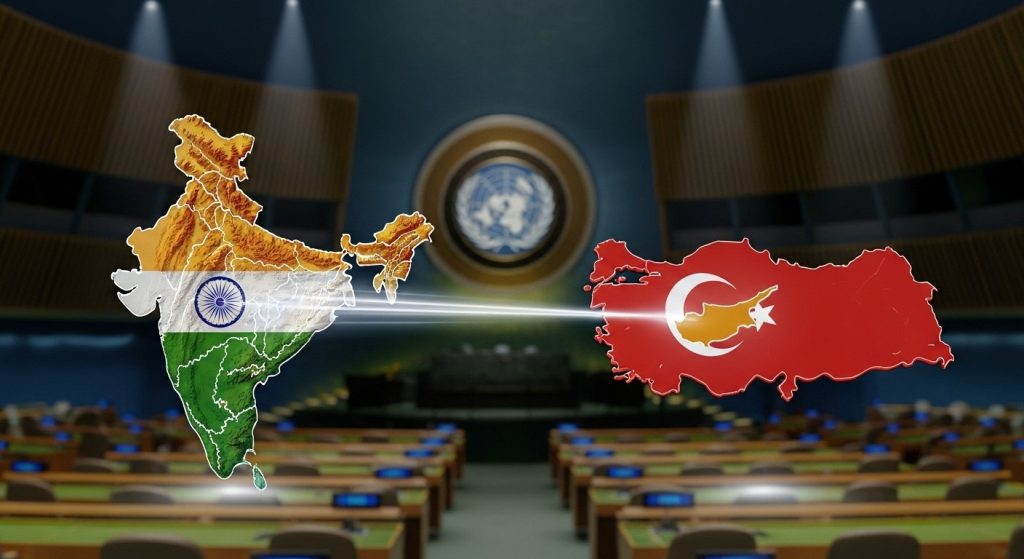 India's Strong Retort to Turkey on Kashmir, Raises Cyprus Issue at UN: Demands Solution Based on UN Resolutions