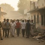 Violence in UP's Kasganj over youth's murder: Enraged mob demolishes accused's homes, attempts arson; PAC deployed.